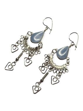 PERUVIAN Alpaca Silver Earrings Boho